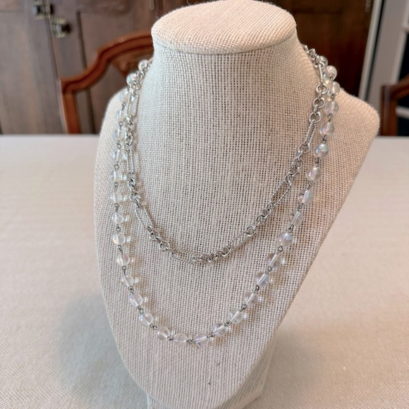 Vintage Kirk's Folly Beaded AB Chain 16" + 4" Extender - Picture 3 of 9